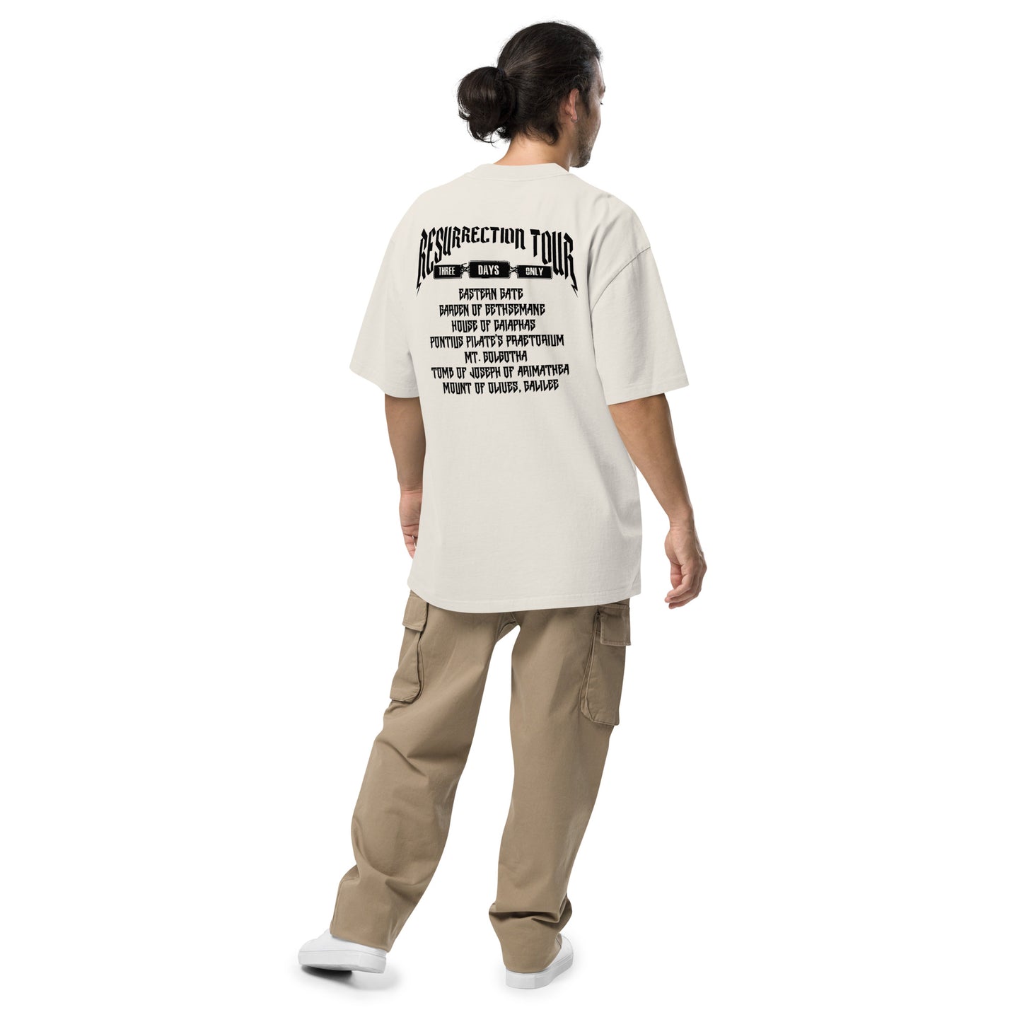 Resurrection Tour Oversized faded t-shirt