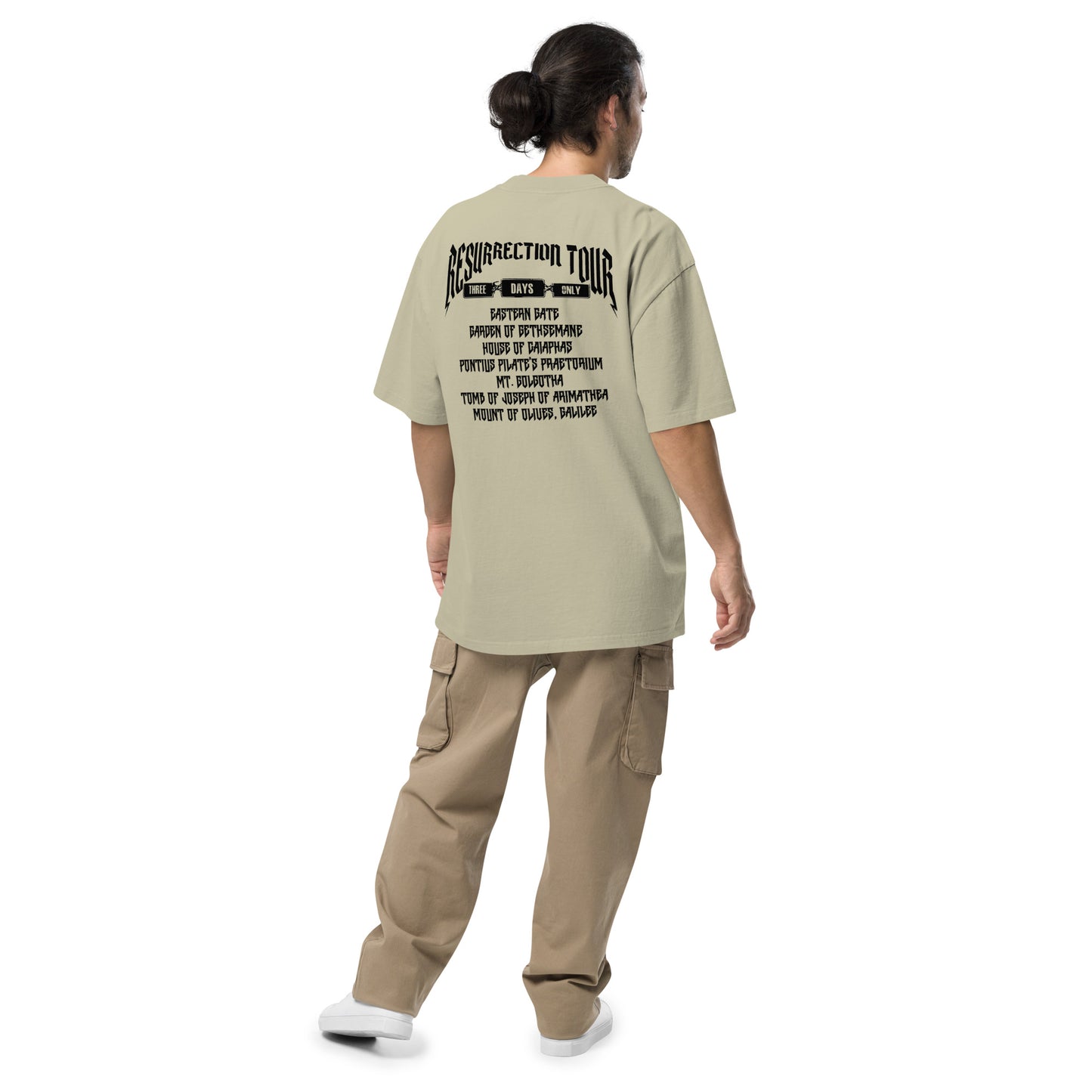 Resurrection Tour Oversized faded t-shirt